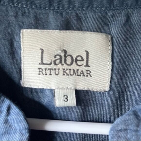 Label Ritu Kumar Embroidered Top size 3 - Picture 7 of 8